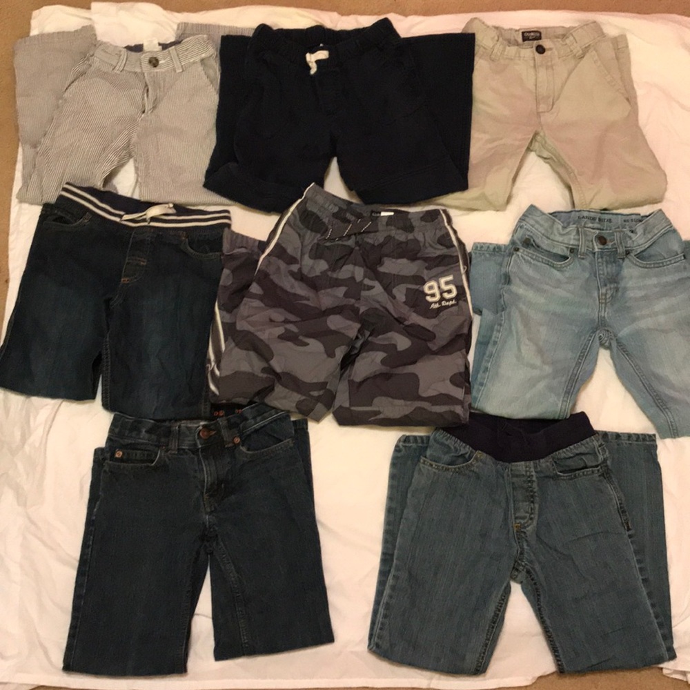 Lot of boys pants (various sizes, see description)